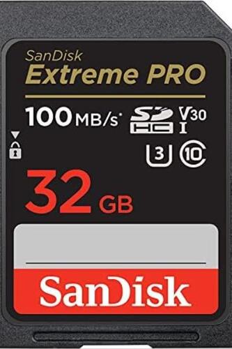 샌디스크 32GB SDHC SD Extreme Pro 메모리 카드 미국-638288