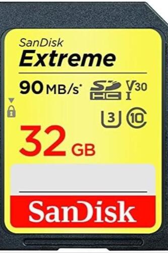 샌디스크 Extreme 32GB SD 카드 (5팩) 미국-638220