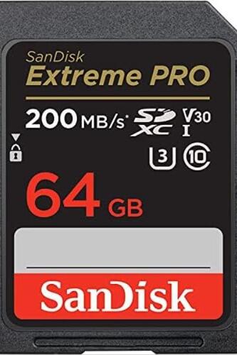 샌디스크 64GB SDXC SD Extreme Pro 메모리 카드 미국-638226