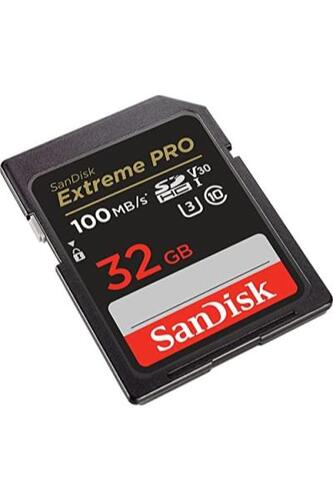 샌디스크 32GB SDHC SD Extreme Pro 메모리 카드 (투팩) 미국-638219