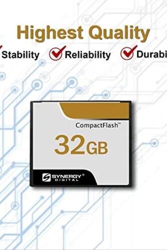 시너지 Digital 32GB 콤팩트 플래시 메모리 카드 - 50MB/s 2팩 미국-638176