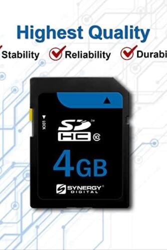 시너지 Digital 4GB, SDHC 메모리 카드 - Class 10, 20MB/s, 300시리즈 5팩 미국-638185