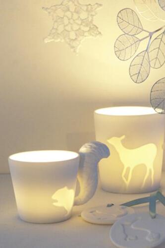 디자인 엔틱 카페 머그컵 일본 킨토 숲동화 부조골자기 동물컵 도자기 머그컵