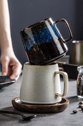 디자인 엔틱 카페 머그컵 일본식 빈티지 도자기컵 찻잔 물컵 머그컵