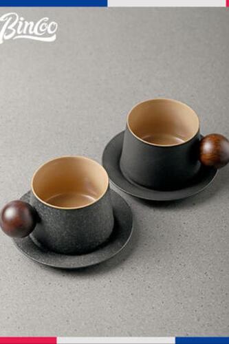 디자인 엔틱 카페 머그컵 일본식 빈티지 커피잔 접시 세트 플라워컵 고급 세련된 말