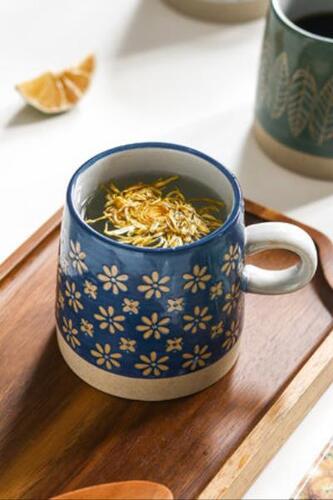 디자인 엔틱 카페 머그컵 일본식 빈티지 도토컵 물컵 사무용 커피컵 우유