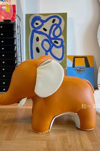 동물스툴 풋스툴 앉기 큰 귀 동물 의자 거실 장식품 매장 디피