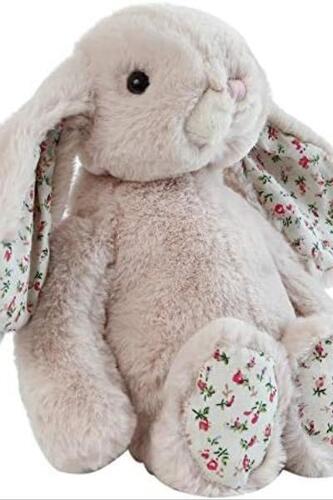 딜리 두두 블라썸 버니 토끼 봉제 동물 플러시 최고 선물 10인치 베이지 미국 피규어-639451