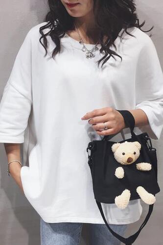 귀여운 여성가방 학생 러블리 곰돌이 백팩 토트 가방 크로스