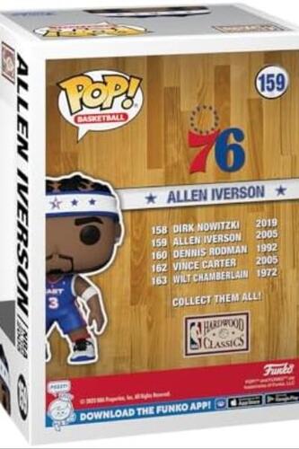 펀코 팝 NBA 레전드 앨런 아이버슨 (올스타 2005) 미국 피규어-641611
