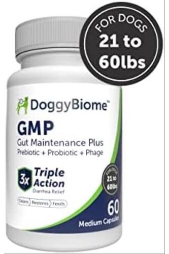 반려견 영양제 미국 GMP Prebiotics 및 설사 유발 감소 용 2160파운드(60캡슐)-641832