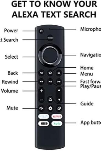 Fourmor TV 스틱용 4k 적외선 IR 교체 리모컨 4개의 바로 가기 버튼이 있는 스마트 TV 미국-642399
