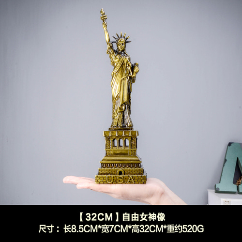 세계건축물 랜드마크 미니어쳐 세계 유수의 건축물 진열장 금속 모형 에펠탑 크기-22293192489953