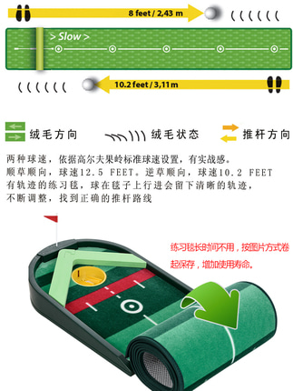 골프 퍼팅 연습기 18TEE 골프연습기구 실내전자자동회구-22293192499449