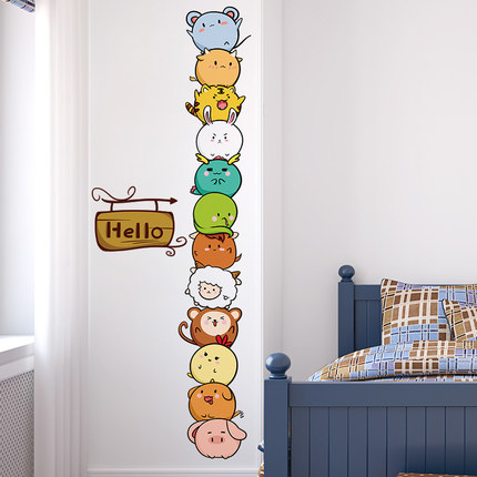 스티커 인테리어 벽지 캐릭터 벽보 스티커 문붙임 크리에이티브 어린이 방 침실-509739