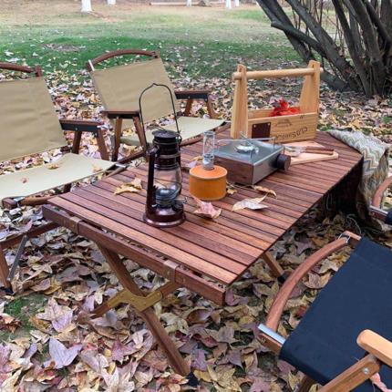 캠핑 경량 롤테이블 에그롤 테이블 야외 자가 캠핑 낚시 가벼운 정원 접기-514206