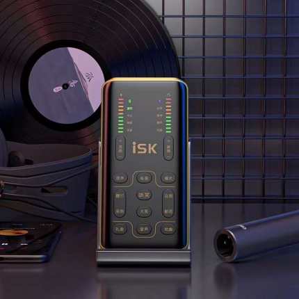 신나는 블루투스 마이크 ISK SK1 라이브 노래폰 사운드카드 야외 라이브 맥-518471