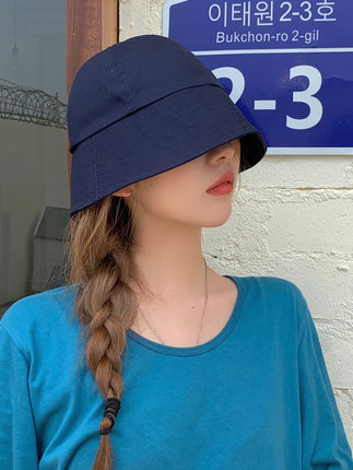 햇빛 가리개 태양 챙넓은 모자 블랙 데이 버킷 버킷 캡 여성 여름 얇은 패션 차단제 퍼플-522864