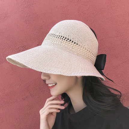 햇빛 가리개 태양 챙넓은 모자 여성 여름 래쉬 가드 선캡일 큰 계열의 모자 스냅백-522914
