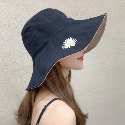 햇빛 가리개 태양 챙넓은 모자 여름 데이지 버킷 모자 여 패션 스냅백-522939