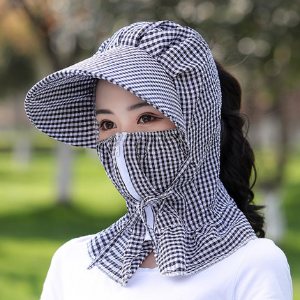 햇빛 가리개 태양 챙넓은 모자 후드 썬캡 여자 차단 래쉬가드 얼굴 보호 야상-523022