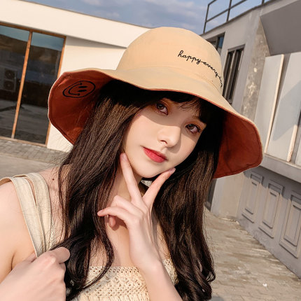 햇빛 가리개 태양 챙넓은 모자 버킷햇 여름 얇은 데일리 선캡 -523082