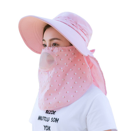 햇빛 가리개 태양 챙넓은 모자 모자챙 전판 여성 여름 티캡-523100