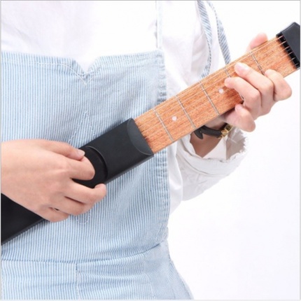 포켓 미니기타 기타연습 음계 입문 기타 연습기 손가락질 손바닥에 수시 휴대-525007