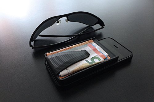 명품 카드 명함 지갑 독일출고MCPOCKET AIR 카드 케이스 머니 클립 블랙 다이아몬드 모양의 미니멀 한 디자인 지갑534468