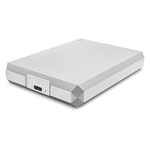 LaCie Mobile 드라이브 5TB 외장 하드 드라이브 휴대용 HDD – Moon Silver USB-C USB 3.0, Mac 및 PC 데스크탑 외장형 하드 미국출고 -538489