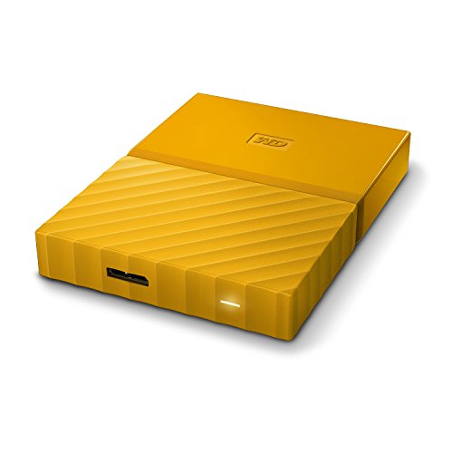 WD 2TB Yellow My Passport 휴대용 외장 하드 드라이브-USB 3.0-WDBS4B0020BYL-WESN 외장형 하드 미국출고 -538505