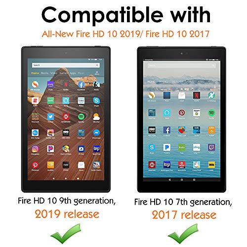 파이어 HD 케이스 MoKo Keyboard Case for All-New Fire HD 10 (7th Generation and 9th Generation, 2017 and 2019 Release)  미국출고-538851
