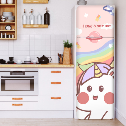 냉장고리폼 인스타 캐릭터 곰돌이 냉장고 스티커 패치 방수 스폿 아이디어 빈-539292