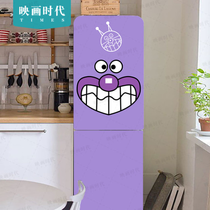 냉장고리폼 커스텀 트럼펫 냉장고 스티커 그림 호빵맨 캐릭터 큐티 베이커 리뉴얼-539295