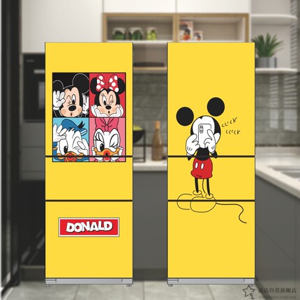 냉장고리폼 방수 냉장고 스티커 3 4개 오픈 장식 스티커 세트 캐릭터 아이디어 뒤집기-539455
