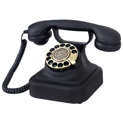 엔틱전화기 파라마운트 1928 유럽식 빈티지 전화기 구식 다이얼 전화기-542259