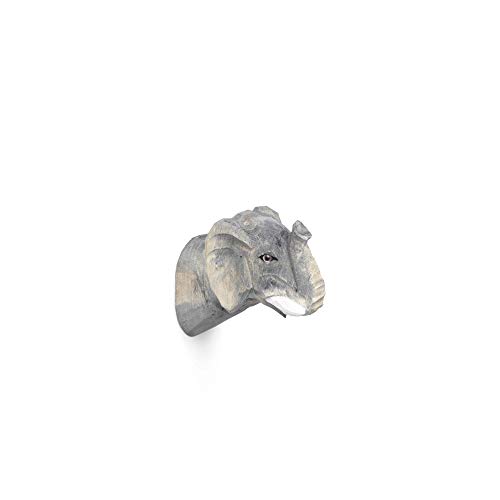 Ferm Living 펌 리빙  살아있는 동물 손으로 조각 한 후크 색상 Ferm Rhino-542301 독일출고