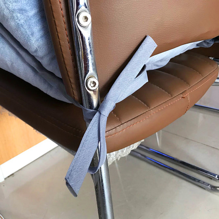 도톰한 기모 방석 여 쿠션 일체형 사무실 긴 의자 쿠션 학생용 매트 의자