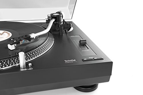 TechniSat TECHNIPLAYER LP 300 전문가용 USB DJ 턴테이블 LP 플레이어 (스크래치 기능 디지털화 기능 속도 3345 Umin)-543422 독일출고