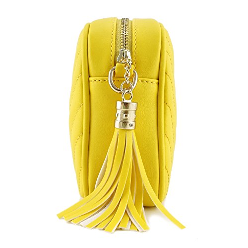 Simple 숄더백 Crossbody Bag With Metal Chain Strap And Tassel Top Zipper  미국출고-560226