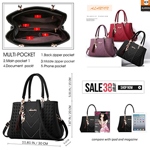 ALARION Womens Purses and Handbags 숄더백 Bag Satchel Messenger Tote Bag 토트백  미국출고-560227