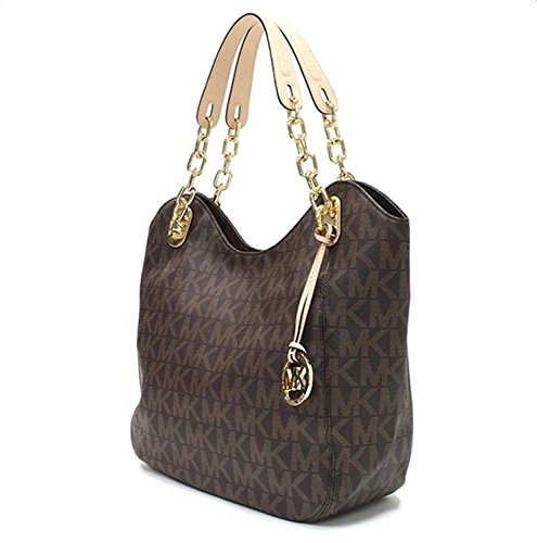 마이클코어스 Michael Kors Lilly 토트백 여성가방 Shoulder Bag (Large, Brown) 숄더백 미국출고-560491