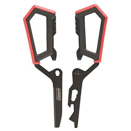콜맨 캠핑 Coleman Rugged Multi-Use Scissors , Black &amp; Red 가위 미국출고 -562704