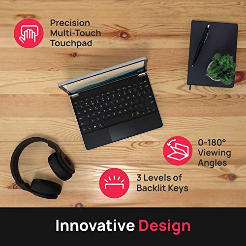 Brydge 10.5 Go+ 무선 키보드 with Precision Touchpad | Compatible with 마이크로소프트 키보드 Surface 미국출고 -563044