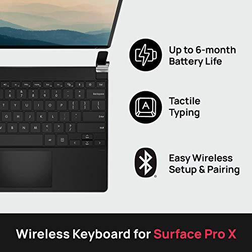 Brydge SPX+ 무선 키보드 with Precision Touchpad | Compatible with 마이크로소프트 키보드 Surface Pro X  미국출고 -563069