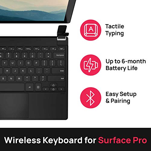 Brydge 12.3 Pro+ 무선 키보드 with Precision Touchpad | Compatible with 마이크로소프트 키보드 미국출고 -563087