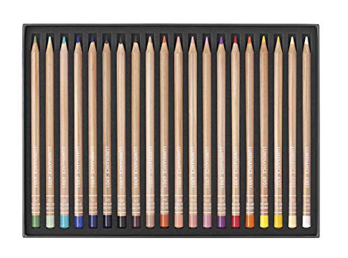 Caran dAche Luminance Portrait Coloring Pencils Assortment 20 색, 멀티 컬러, 26 x 19 x 2cm 미국출고 -564266