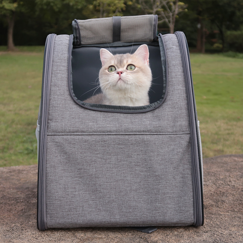 강아지 고양이 이동가방 배낭  통기 고양이 가방 외출용 여름 고양이 백팩  애견-576084