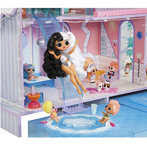 엘오엘 서프라이즈 L.O.L. Surprise OMG Winter Chill Cabin Wooden Doll House Playset with 95+ Surprises - Exclusive Colorful Dollh 미국출고-577278