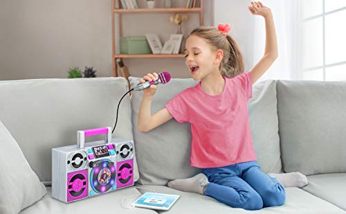 엘오엘 서프라이즈 L.O.L. Surprise OMG Remix Karaoke Machine Sing Along Boombox with Real Karaoke Microphone for Kids 미국출고-577336